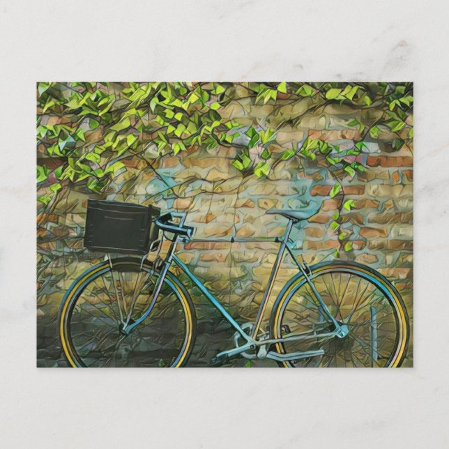 Mountainbike-Geschenk Postkarte (Vorderseite)
