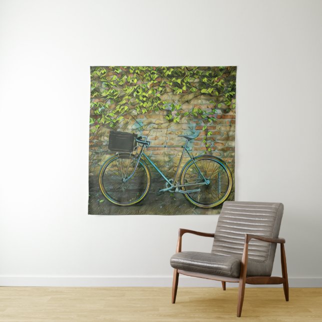 Mountainbike-Geschenk Wandteppich (Beispiel)