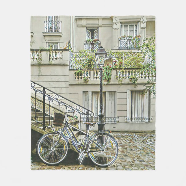 Mountainbike-Geschenke Fleecedecke (Vorderseite)