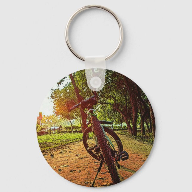 Mountainbike-Geschenke Schlüsselanhänger (Vorderseite)