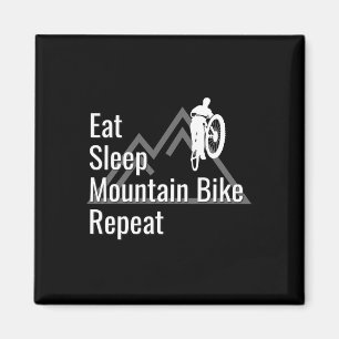 Mountainbike-Grafik Mountainbike-Enthusiast  Magnet