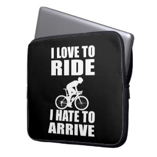 Mountainbike Humor - Fahrrad Zitat - Lustiges Radf Laptopschutzhülle