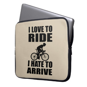 Mountainbike Humor - Fahrrad Zitat - Lustiges Radf Laptopschutzhülle