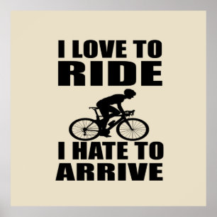 Mountainbike Humor - Fahrrad Zitat - Lustiges Radf Poster