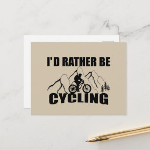 Mountainbike Humor - Lustiges Radfahren Postkarte