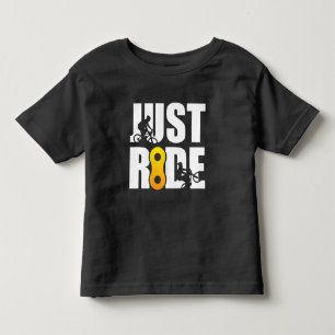 Mountainbike Just Ride MTB Biker Geschenk Kleinkind T-shirt