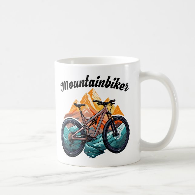 Mountainbike Kaffeetasse (Rechts)