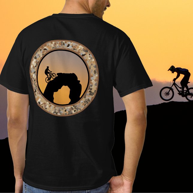 Mountainbike-Kiesel-Runddesign-T - Shirt (Von Creator hochgeladen)