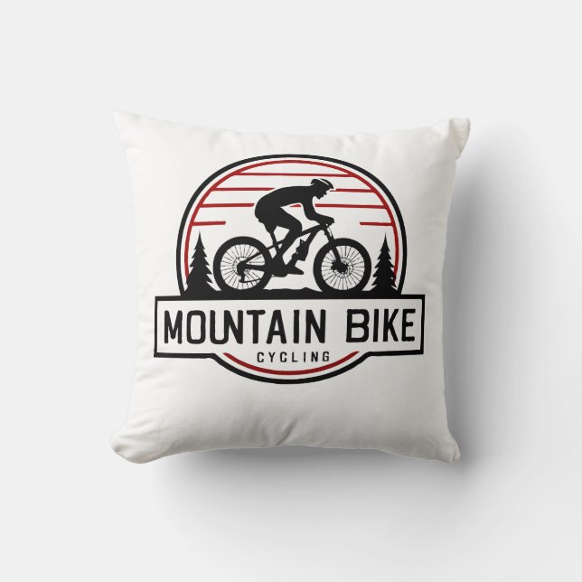 Mountainbike Kissen (Vorderseite)