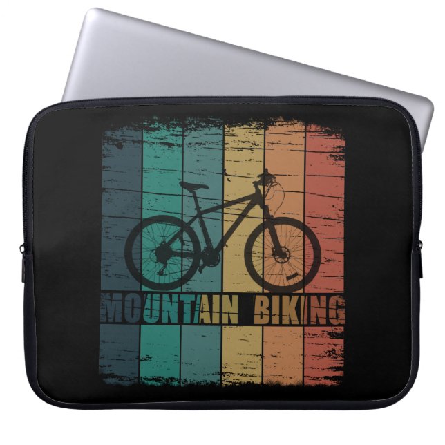 Mountainbike Laptopschutzhülle (Vorderseite)