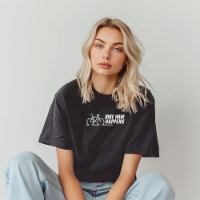 Mountainbike Mädchen Ironie weiß schwarz