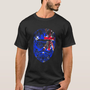 Mountainbike Motorrad Helmet Australien Flagge T-Shirt