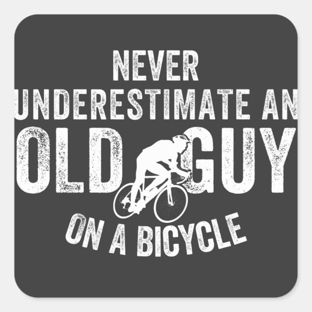 Mountainbike, Mountainbiker, mtb, Radmagnet Quadratischer Aufkleber (Vorderseite)