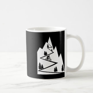 Mountainbike - MTB Downhill-Fahren Radfahren Radsp Kaffeetasse