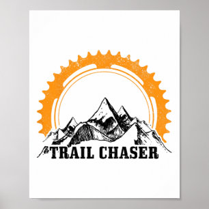 Mountainbike Mtb Downhill-Fahren Radfahren Radspor Poster
