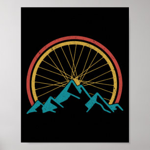 Mountainbike Mtb Downhill-Fahrrad Radfahren Gesche Poster