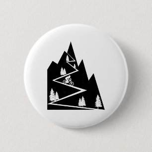 Mountainbike - Mtb Downhill-Mountainbiker-Geschenk Button