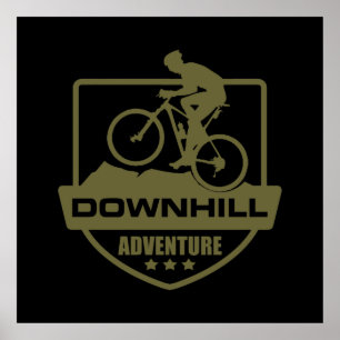 Mountainbike MTB Downhill Poster