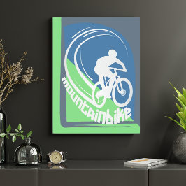 Mountainbike MTB Mountain Bike Grüne Dekoration Po