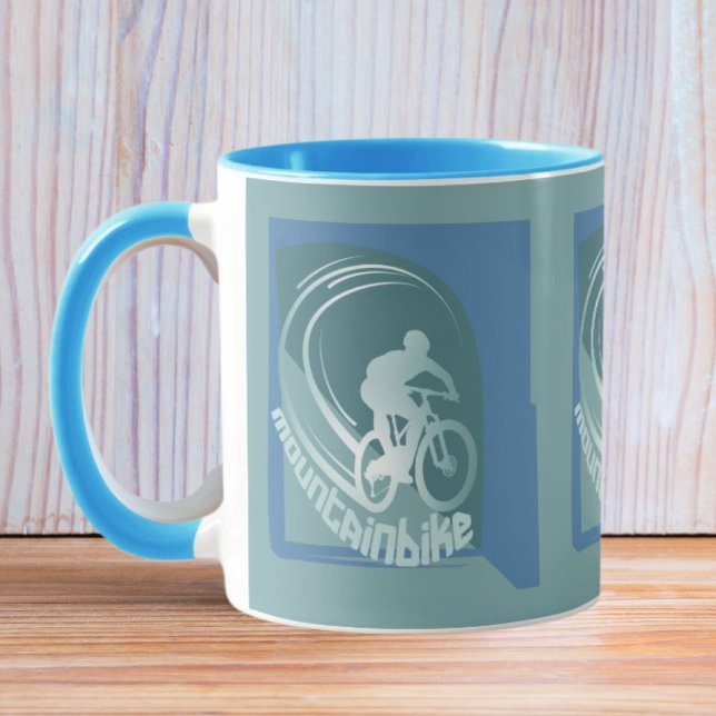 Mountainbike MTB Mountainbike-Geschenk Tasse (Von Creator hochgeladen)