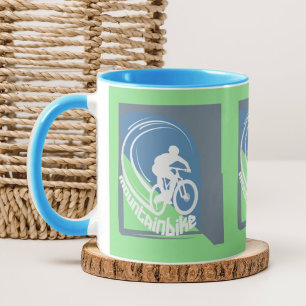 Mountainbike MTB Mountainbike grün Tasse