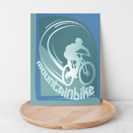 Mountainbike MTB Mountainbike Postkarte