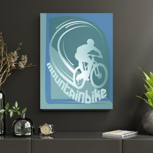 Mountainbike MTB Mountainbike-Wanddekoration Poste Poster