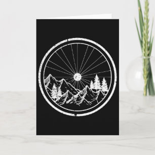 Mountainbike MTB-Radsport Radfahren Geschenk Karte