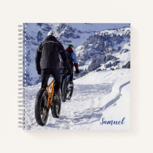 Mountainbike personalisiertes Spiralnotizbuch Notizbuch