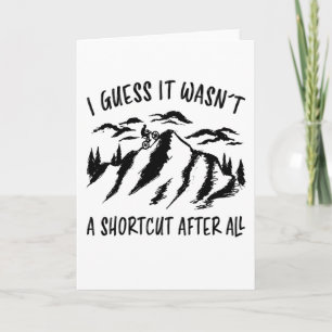 Mountainbike-Rad-Fahrrad-Spaß-Biker-Geschenk Karte