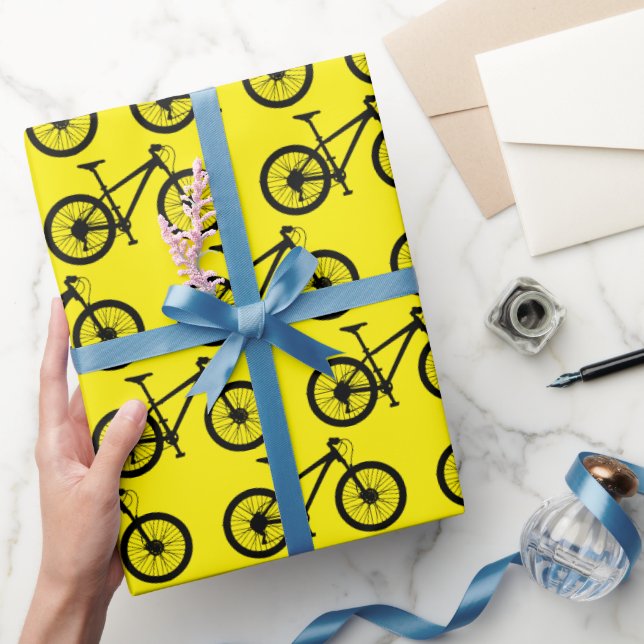 Mountainbike-Radfahrer Geburtstag Geschenkpapier (Schenken)