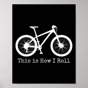 Mountainbike-Radsport MTB-Fahrrad-Radsport Lustig Poster
