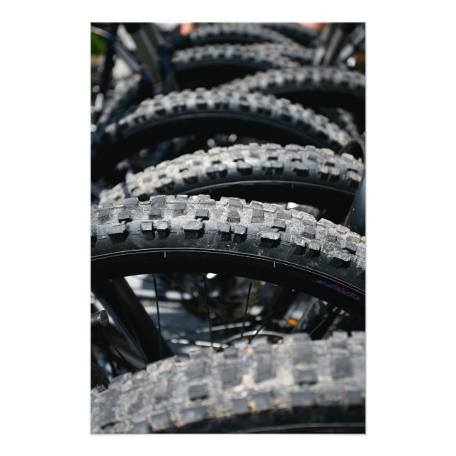 Mountainbike-Reifen Fotodruck (Vorne)
