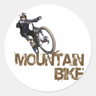 Mountainbike Runder Aufkleber