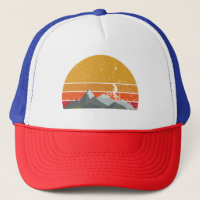 Mountainbike Shirt Retro Sonnenuntergang 70er Vint