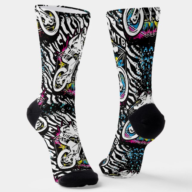 Mountainbike Socks - MTB - Mountainbike Socks Socken (Gewinkelt)