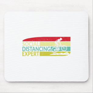 Mountainbike-Sozialdistanz-Experten-Radsport R Mousepad