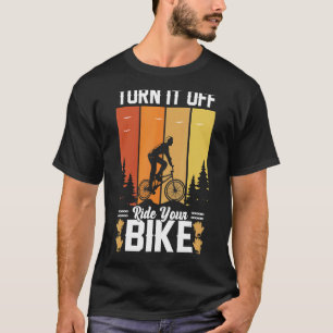 Mountainbike tee - Retro Downhill Bike Vintag