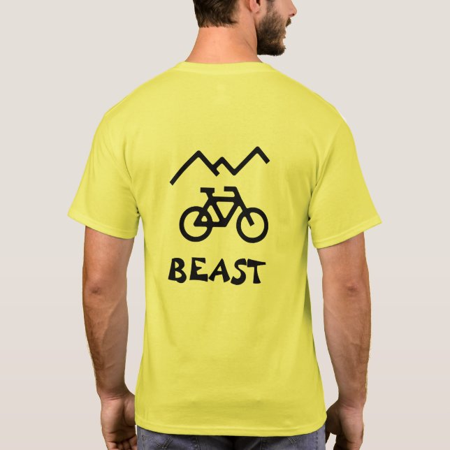 Mountainbike-Tier T-Shirt (Rückseite)
