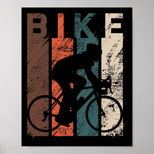 Mountainbike-Tour Fahrradfreak Fahrradfahrer Vin Poster