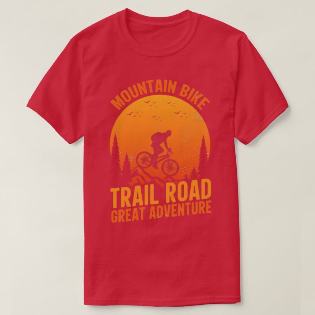Mountainbike-Tour T-Shirt (Design vorne)