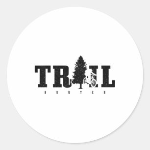 Mountainbike-Trail-Jäger Mtb-Radsport Mountainbike Runder Aufkleber