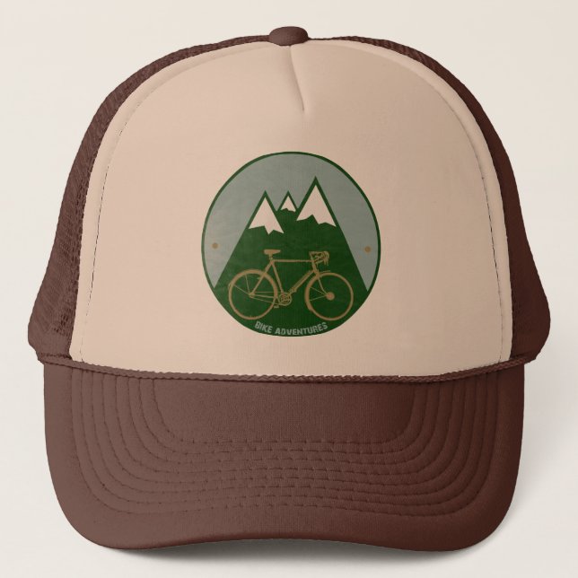 Mountainbike Truckerkappe (Vorderseite)