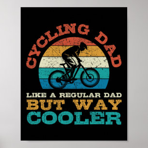 Mountainbike-Vater, Geschenk, Wie normaler Vater, Poster