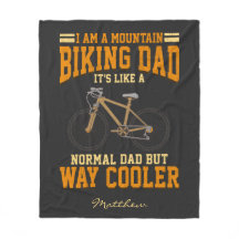 Mountainbike-Vater Radfahren wie normal Personalis