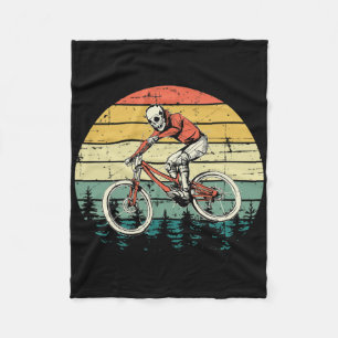Mountainbike - Vintage Downhill-Biking - Mtb Fahre Fleecedecke