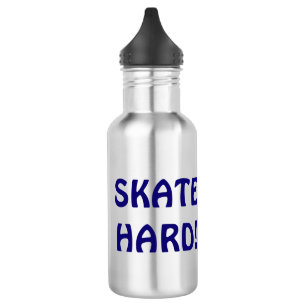 Mountainbike-Wasserflasche 'Skate Hard' Edelstahlflasche