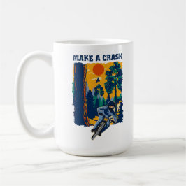 Mountainbike-Zitat lustiges Geschenk für Biker Kaffeetasse