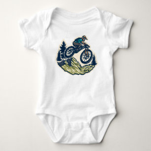 Mountainbiken Baby Strampler