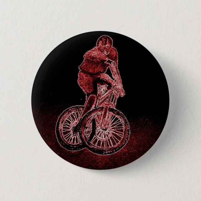 Mountainbiken Button (Vorderseite)